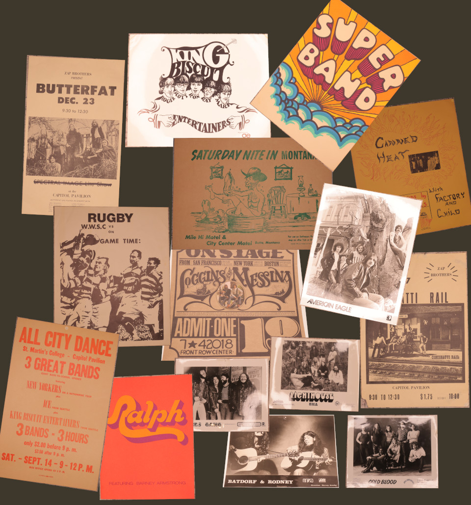 Epic collection of Northwest Rock Concert and Event Memorabilia